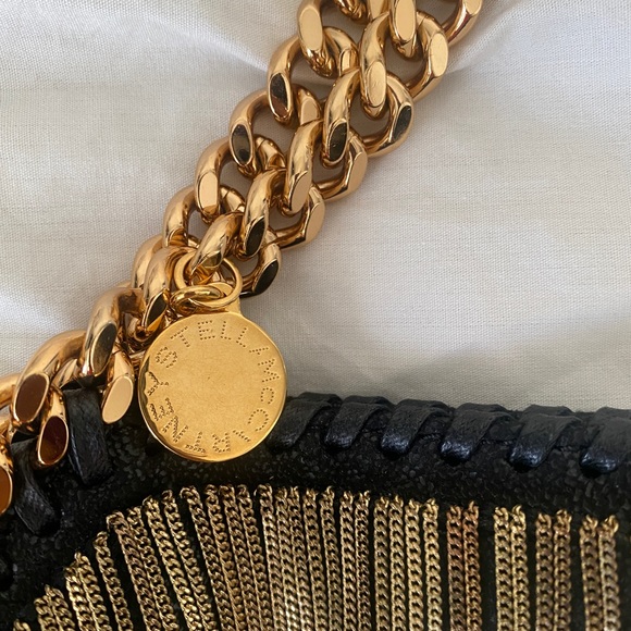 Stella McCartney Falabella fringe gold bag - Picture 5 of 10